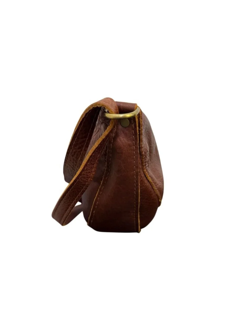Portland Leather Lea Hobo Bag Small Brown Leather Adjustable Strap